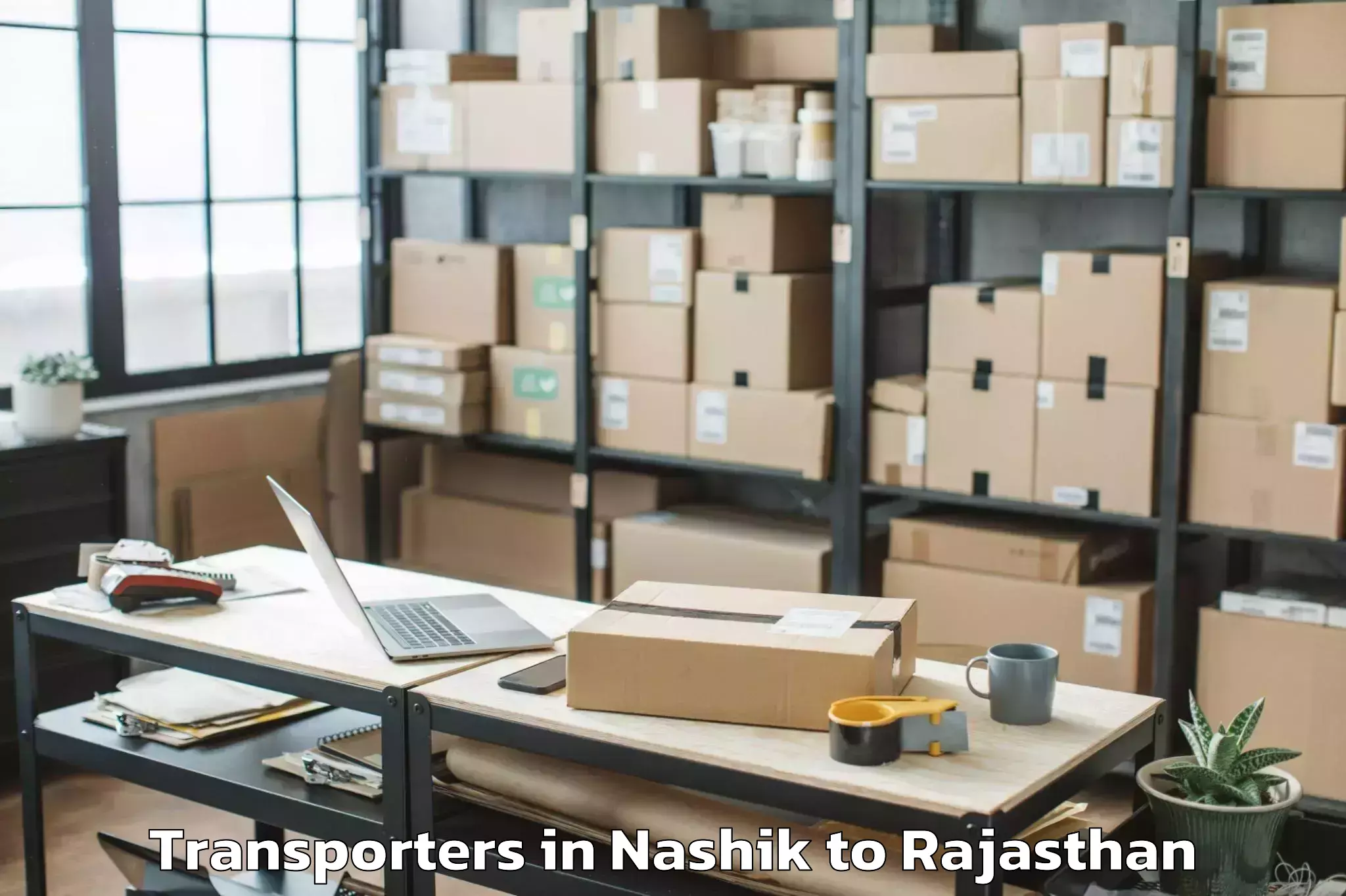 Easy Nashik to Jahazpur Transporters Booking